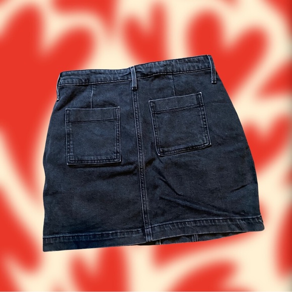 Black Denim Skirt - Picture 2 of 2